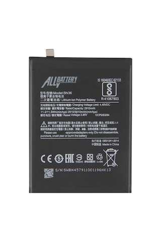 Ally BN36 Xiaomi Mi 6X A2 Pil Batarya