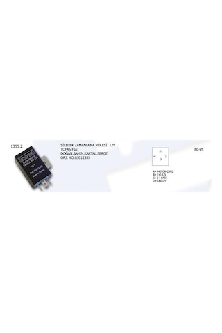 Fiat Silecek Zaman Rölesi 12v Dkş 825012355 Fiat Silecek Zaman Rölesi 12v Dkş 825012355