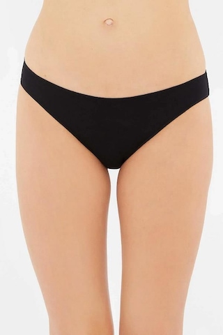3 Lü Paket Dagi Bayan Düşük Bel İzsiz Slip Külot 5101kc Siyah