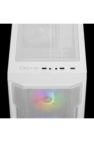 Gamdıas Athena M6 Lite Wh, 850w, Tempered Glass, Mesh, Argb, 80+ Bronze, Atx, White Edition, Gamıng