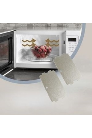 Samsung Ms20a3010ah, Ms20a3010al, Mw3000am İle Uyumlu Mikrodalga Fırın Yansıtıcı Plaka 2'li