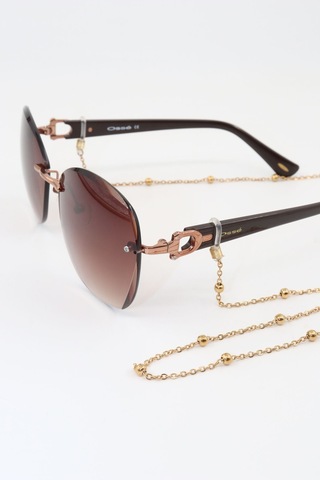 Çelik Gold Renk. Gözlük Zinciri. Özel Tasarım Steel. Gözlük İpi. Gözlük Askısı. Unisex Gold