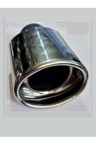 İÇİ DOLU YASSI KROM TEKLİ EGZOZ UCU