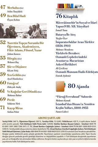 Türk Edebiyatı 580.sayı Şubat 2022