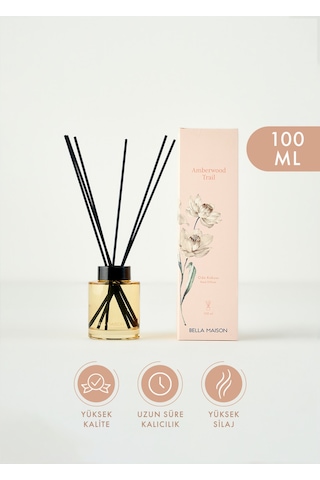 Bella Maison Amberwood Trail Çubuklu Oda Kokusu Sarı 100 Ml Vanilya