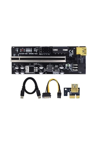 Zauss V009C Plus Pcı-E X1 To X16 Riser Ekran Kartı Yükseltici