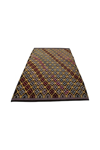 Kilim Antik El Dokuması Otantik Karapınar Yörük Yün Cecim Kilimi 0152 - Yeni - Çok Renkli