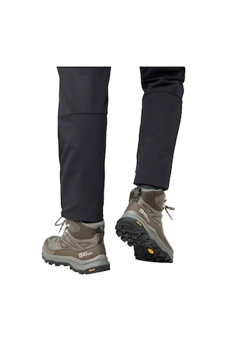 Jack Wolfskin 4064301 5719 Cyrox Texapore Mıd K Erkek Outdoor Bot Gri Siyah Gri - Siyah