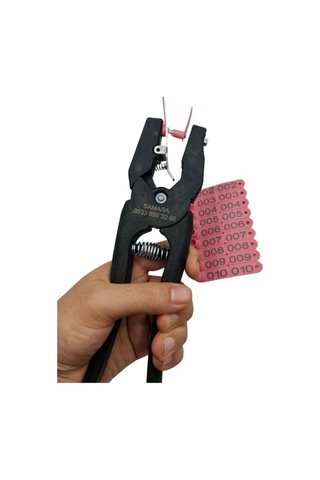 25 Adet Pembe Renk Kuzu Küpesi Parmak Küpe + Pens Ucu Hediyeli