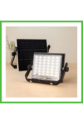 Vaveni 100w Güneş Enerjili Led Işık Solar - Dış Mekan & Kamp Arz