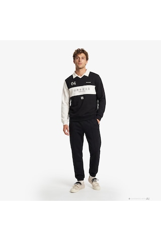 Unıted4 Regular Fit Erkek Siyah Eşofman Altı Nero26aw Çok Renkli
