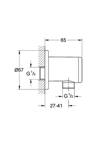 Grohe Relexa Duş Çıkış Dirseği - 28626000 Diğer