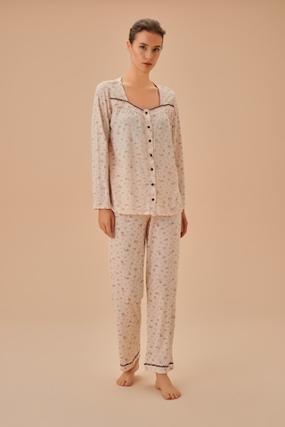 Suwen Young Mother Maskülen Pijama Takımı Sh25162660b334 Pembe