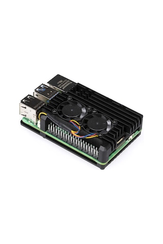 Raspberry Pi 5 Fanlı Alüminyum Muhafaza Kutusu