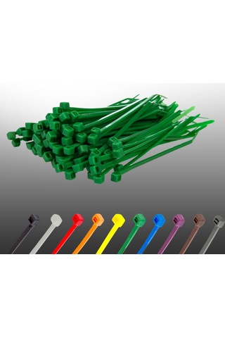 Ramart 3,6x300 Kablo Bağı Yeşil 100 Paket 10.000 Adet