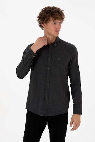 U.s. Polo Assn. Erkek Siyah Gömlek Basic 50316721-vr046 Siyah