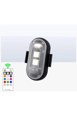 Kumandalı Şarjlı Çift Rgb Led Flaşör