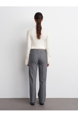 Dilvin 72187 Düşük Bel Pantolon-gri Gri