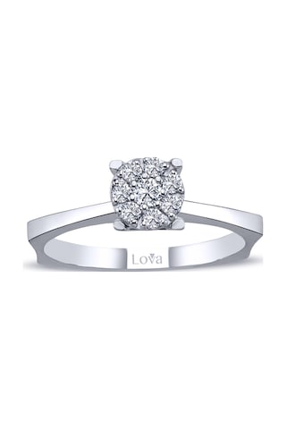 Lova 0,80 Karat Tektaş Görünümlü Pırlanta Yüzük - 1070111