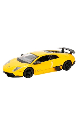1:32 Rmz City Lamborghini Serisi Die Cast Çek Bırak Model Araba - Sarı Lamborghini Murcielago Lp 670-4 Sv