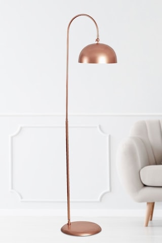 Luzarana Sonart Bakır Metal Gövde Tasarım Yerden Aydınlatma Lüx Lambader
