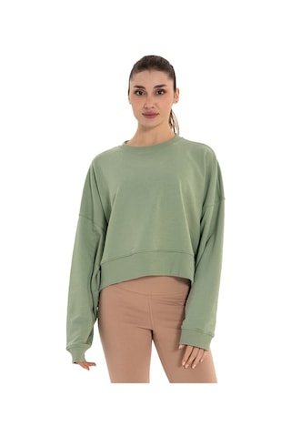 Inguz Oversize Sweatshirt Su Yeşili