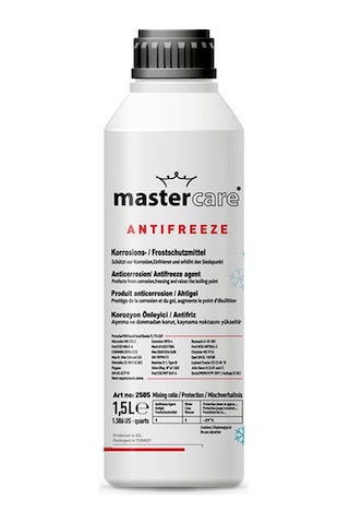 Mastercare -37c Organik Antifrizli Cam Suyu Çeşitli Miktarlarda-kırmızı