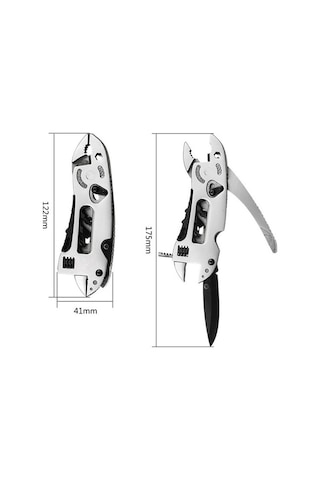 Flybuy Çok Fonksiyonlu Kamp Pense Ve Anahtar Kombinasyonu Paslanmaz Çelik, Sert Ve Dayanıklı, Kullanıcı Dostu Tasarım