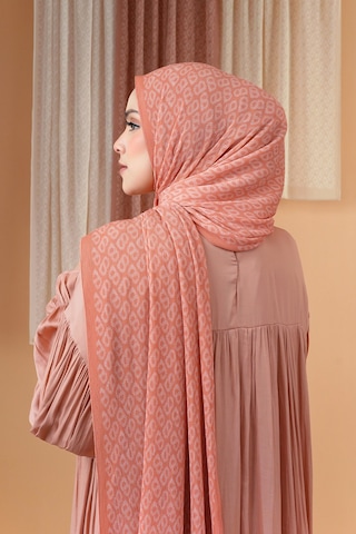 Buttonscarves Tapis Piliseli Şal - Coral Turuncu