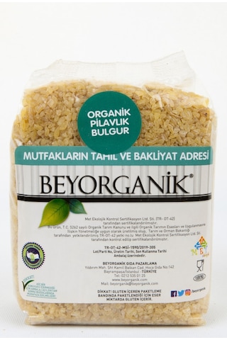 Beyorganik Organik Pilavlık Bulgur 500 G