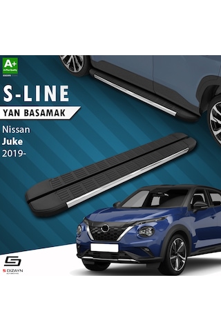 S-dizayn Nissan Juke 2 S-line Krom Yan Basamak 173 Cm 2019 Üzeri A+ Kalite