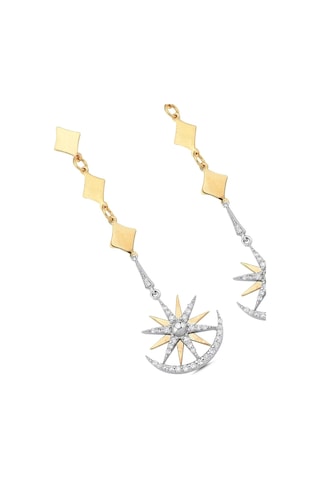 0,48 Karat Pırlantalı Küpe