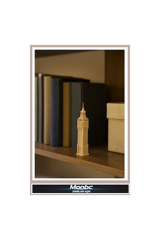 Monbc Big Ben 3d Tasarım Dekoratif Biblo, Hediyelik Ve Ev Ofis İçin Şık Aksesuar