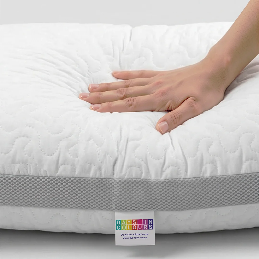 Çantalı 2 Adet Daycool Serisi Klimalı Yastık - 800 Gram - Mikro Kapitone 2 Adet Yastık Mikrofiber Antialerjik Klimalı Konfor Yastığı Terletmeyen Beyaz