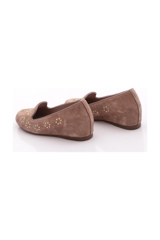 Dgn 447 Kadin Loafer Ayakkabi Vizon Süet