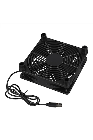 6035 Usb Soğutucu Fan Laptop Modem Konsol Altı Hız Ayarlı 120mm 5v 3 Kademe On Off Kontrol