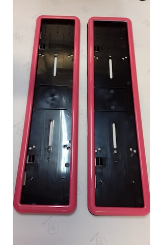 Pembe Araç Plakalığı 2 Adet Pembe Renkli Plaka Kabi 228108694