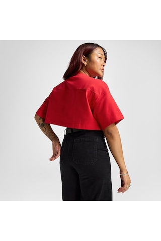 Converse Sporty Cropped Kadın Kırmızı T-shirt