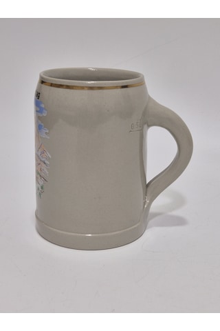 Vintage Tankart 6.ınt. Wandertag Anısına Tasarlanmış Alman Bira Bardağı 13,5cm