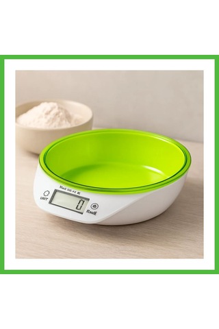 Vaveni Dijital Kaseli Mutfak Terazisi 5kg/1g Pilli Arz Çok Renkli