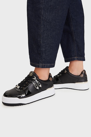 Guess Maggnet Logolu Sneaker Ayakkabı Flfmagele12 Kadın Ayakkabı Flfmag Ele12 Black Siyah