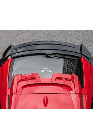 Honda Civic Fk7 İçin Uyumlu Yofer Bagaj Üstü Spoiler Siyah