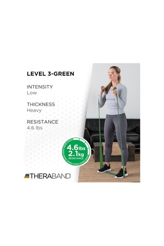 Maxi Pilates & Yoga Egzersiz Bandı Yeşil Orta
