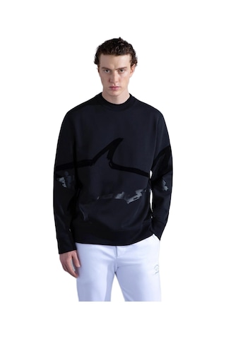 Paul & Shark Paul&shark 13311849 Erkek Sweatshirt Siyah