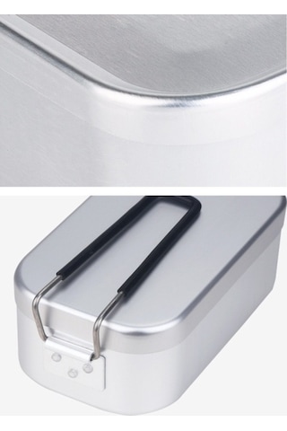 Wondernest Açık Seyahat Kamp Öğle Yemeği Kutusu Taşınabilir Katlanabilir Alüminyum Yemek Kabı 51743877 Çok Renkli Çok Renkli