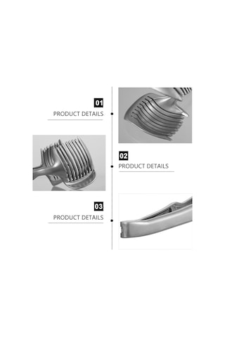 Domates Dilimleyici Sebze Kesici Yuvarlak Limon Yumurta Dilimleme Aleti Çok Amaçlı El Tipi Meyve Maşaları Soğan Tutucu 304 Paslanmaz Çelik
