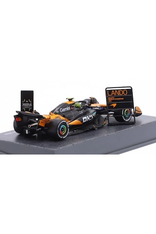 1:64 Ölçek Spark 2025 Mclaren Mcl39 No4 3rd Abu Dhabi Gp 2025 Norris Diecast Metal Minyatür Model Araba 5cm