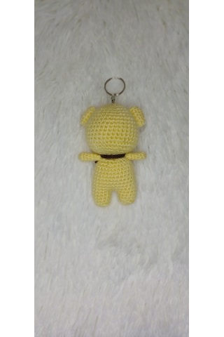 Amigurumi Ayıcık Anahtarlık Sarı