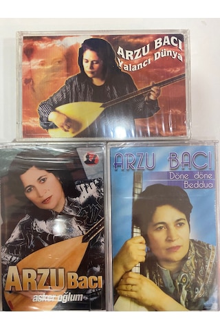 3 Adet Arzu Bacı Kaset