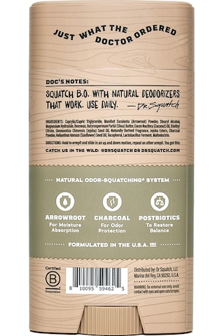 Dr. Squatch Birchwood Breeze Erkek Stick Deodorant 75 G